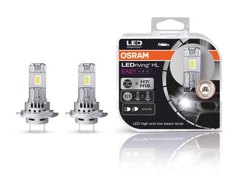OSRAM LEDriving LED Abblendlicht EASY H7 H18 12V 16 2W PX26d PY26d 1