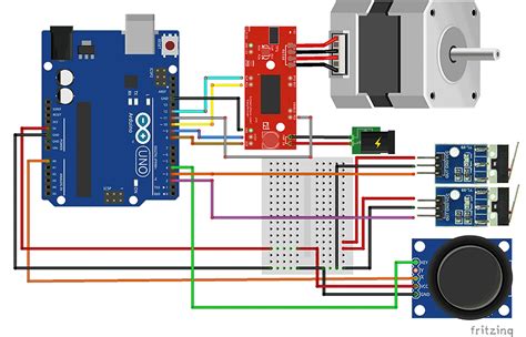 Arduino Nema Stepper Control With Joystick And Limit Switches
