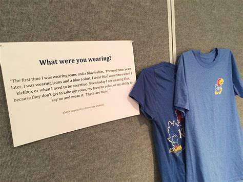 To Fight Victim Blaming People Revealed What Clothes They Were Wearing