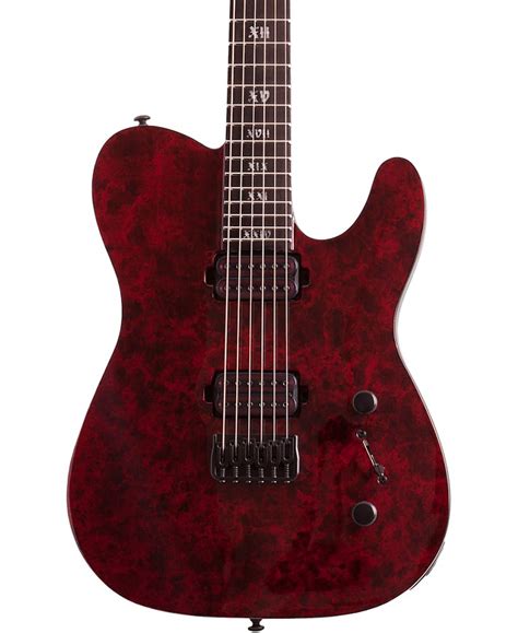 Schecter Pt Apocalypse In Red Reign Andertons Music Co