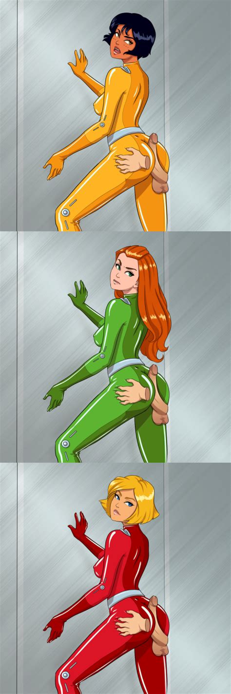 Rule 34 3girls Alex Totally Spies Anal Arched Back Arm