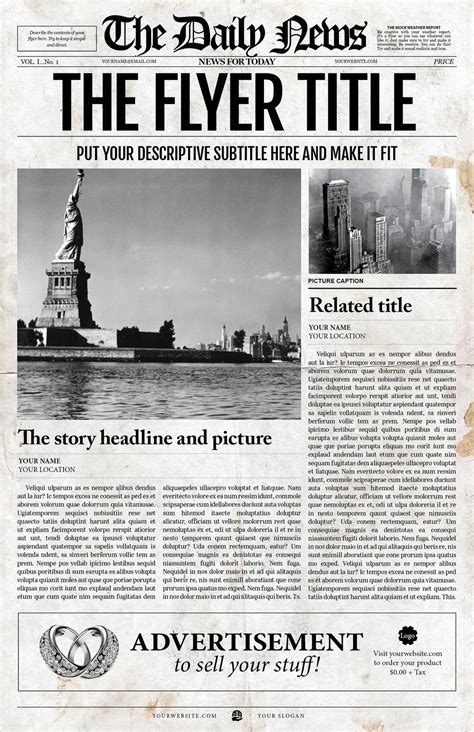 For example, you may write a lead like, an outbreak of flu in san francisco has led to 3 elementary. Newspaper Designers - Newspaper Templates for Word, Google Docs, Photoshop, InDesign and more!