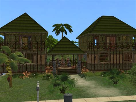 Sul Sul ♫ House Styles The Sims Castaway Stories Cabin
