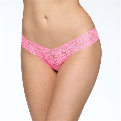 Hanky Panky Low Rise Thong Glo Pink Briefs Underwear Timarco Co Uk