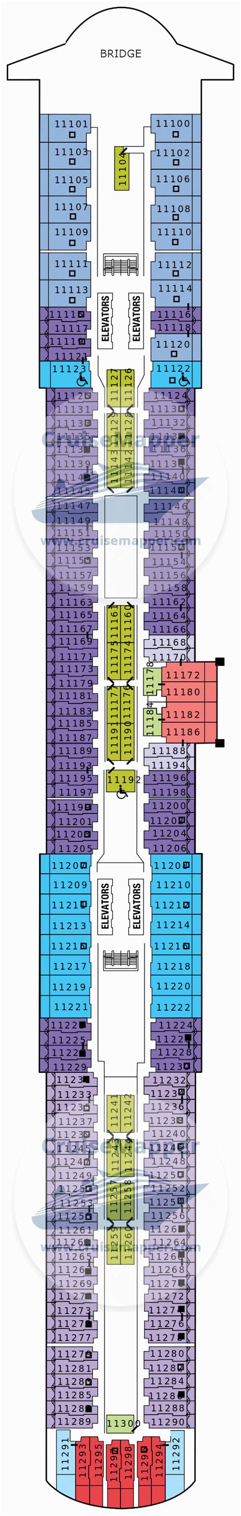 Celebrity Beyond Deck 11 Plan Cruisemapper