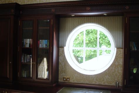 Porthole Shaped Window We Made And Installed This Bespoke Pelmet To