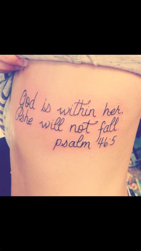 Psalm 465 Psalm 46 5 Psalms Tattoos And Piercings Tattos Christian