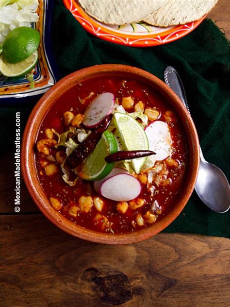 How To Make Vegan Pozole Rojo Mexican Made Meatless