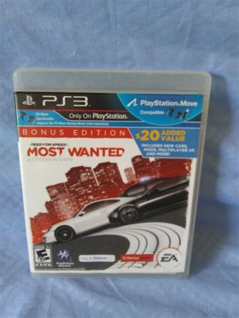 Need For Speed Most Wanted Limited Edition Sony PlayStation 3 2012