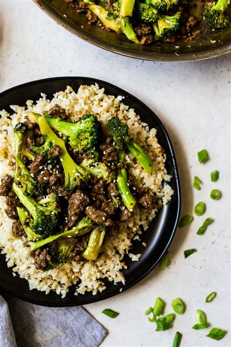 Heat half the butter in a skillet big enough for the beef and broccoli. Stir Fry Ground Beef and Broccoli (Keto, Paleo, Whole30 ...