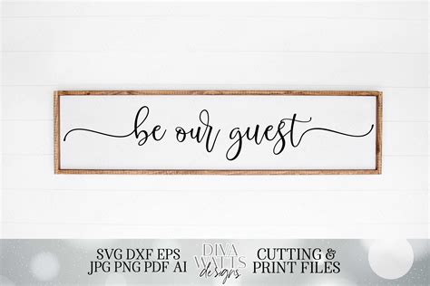 Be Our Guest Bedroom Entry Home Farmhouse Sign Svg 707763