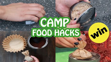 5 Camping Food Hacks - YouTube