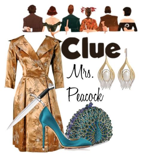 mrs peacock from clue by laniocracy on polyvore clue costume costume ideas mystery parties