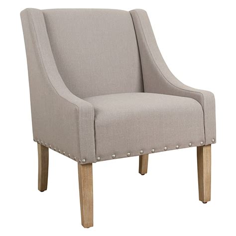 Free 2 Day Shipping Buy Homepop Modern Swoop Accent Chair With