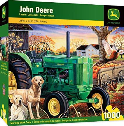 Masterpieces morning work crew puzzle is made up of 1000 pieces and measures 19.25 inch by 26.75 inch in size when completed. Puzzle tracteur 1000 pieces - stepindance.fr