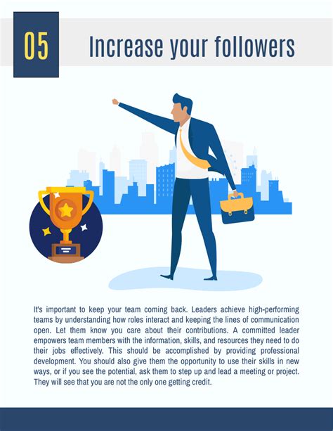 7 Ways To Become A Better Leader Booklet Template