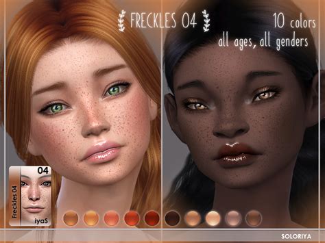 Sims 4 Cc White Freckles