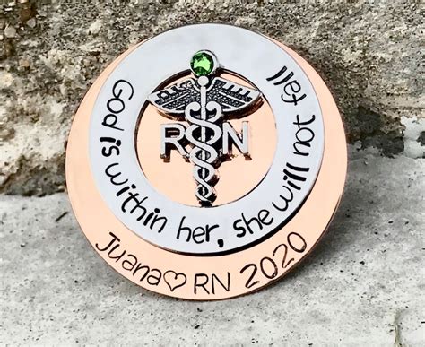 Rn Nursing Pin For Pinning Ceremony Rn Pins T For Nurse Etsy
