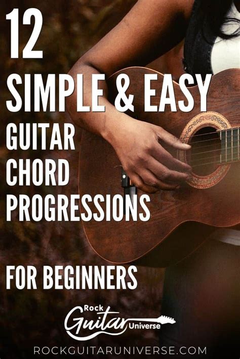 12 Simple Easy Guitar Chord Progressions For Beginners Artofit