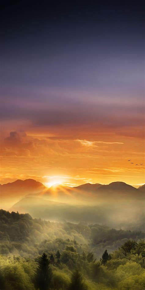 Mountain Sunrise Wallpaper