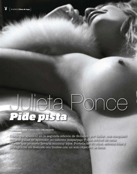 Julieta Ponce Playboy Argentina