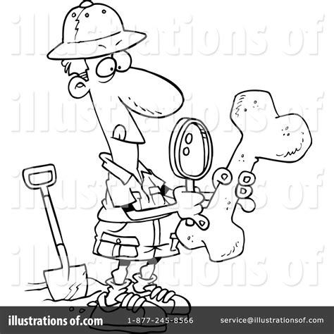 Archaeology Clipart #439565 - Illustration by toonaday