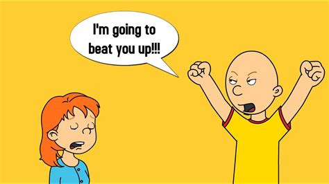 Caillou Beats Up Rosiegrounded Youtube