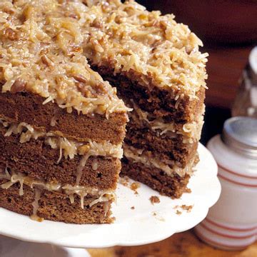 I am fascinated with the history behind some recipes. Triple-Tiered German Chocolate Cake | Midwest Living