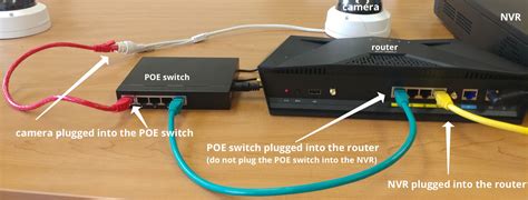 Make sure that your security cameras can connect to the internet. Using POE switches to reduce cabling - Installation Guide