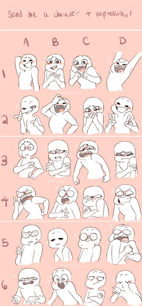 Character Expression Meme By Xbrokenillusionx On Deviantart