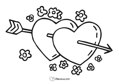 Corazón Es Love You Photo 1663 Dibujalia Dibujos Para Colorear