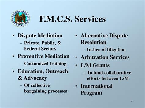 Ppt Federal Mediation And Conciliation Service Powerpoint Presentation