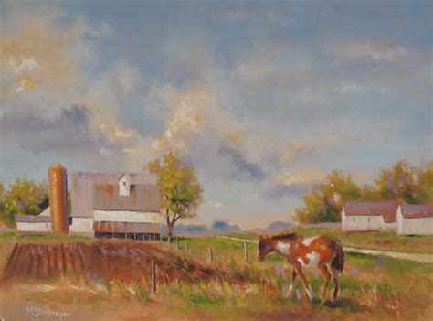 Barn And Farm Paintings And Midwest Landscapes By Michael Stohlmeyer