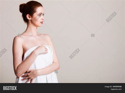 Naked Woman Towel Image Photo Free Trial Bigstock