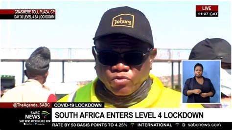 Update Joburg Mayor On Traffic At The Grasmere Toll Plaza Youtube