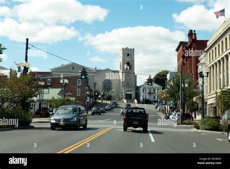 Downtown Elmira Ny Usa Stock Photo Alamy