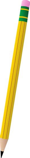 Yellow Number 2 Pencil Free Clip Art