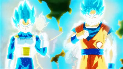 Goku And Vegeta Super Saiyan Blue