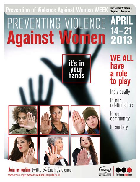 preventing violence against women it s in your hands bwss