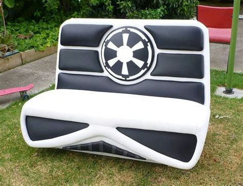 Homemade Stormtrooper Couch Geek Life Galactic Empire Stormtrooper