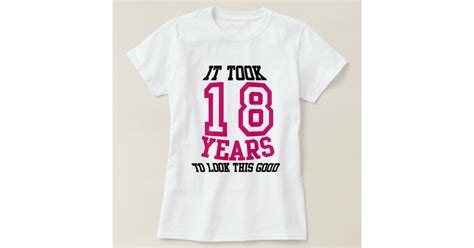 18th Birthday Tshirt Zazzle