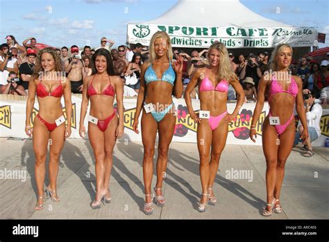 Miami Beach Florida South Beach Fitness Festival Frau Bikini South