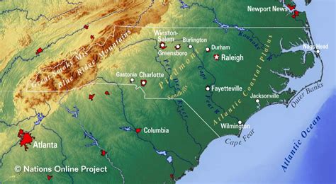 31 Topographic Map Of North Carolina Maps Database Source
