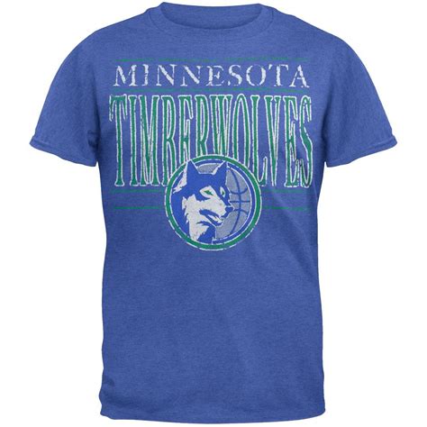 Minnesota Timberwolves Crackle Classic Logo Soft T Shirt
