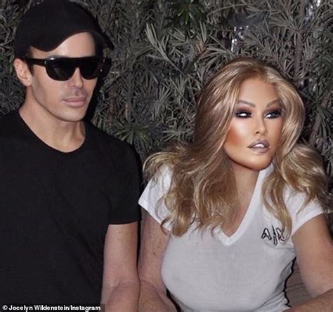 Jocelyn Wildenstein 82 hold hands with fiancé Lloyd Klein 55 in