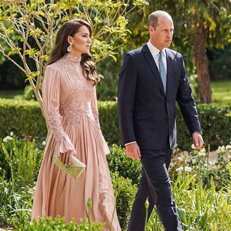 Prince William Kate Make Rare Appearance At Royal Wedding In Jordan Good Morning America