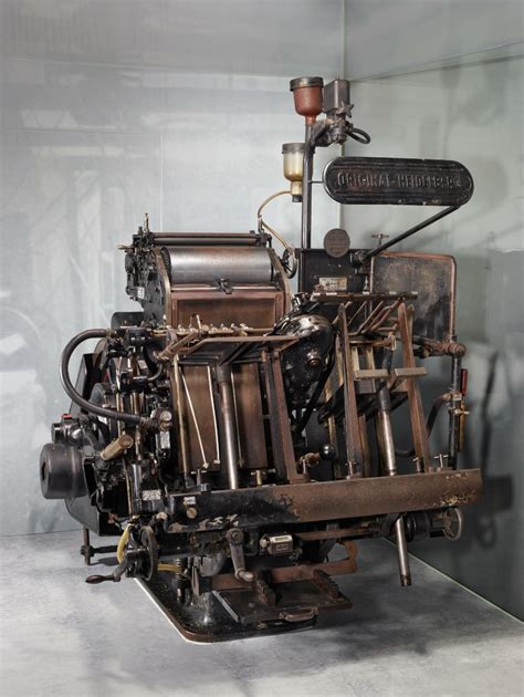 A Heidelberg Windmill Letterpress Machine