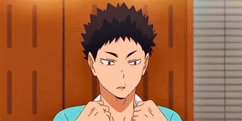 My Heart Goes Doki Doki For Fluff — Booping His Nose Sakusa Iwaizumi