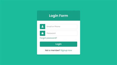 Responsive Login Form Using HTML And CSS YouTube