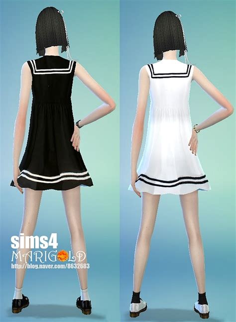 Sailor Onepiece Dress At Marigold Sims 4 Updates